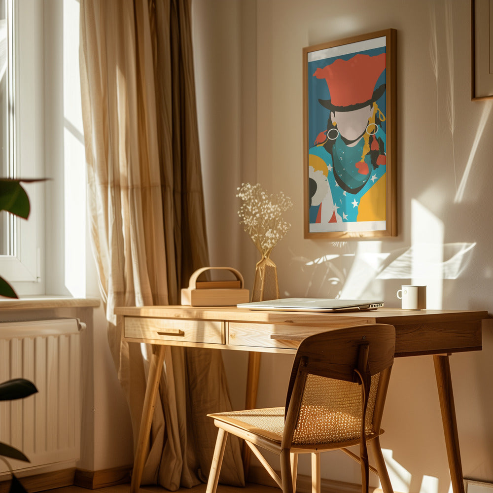 Boy George Minimalist Pop Art Poster